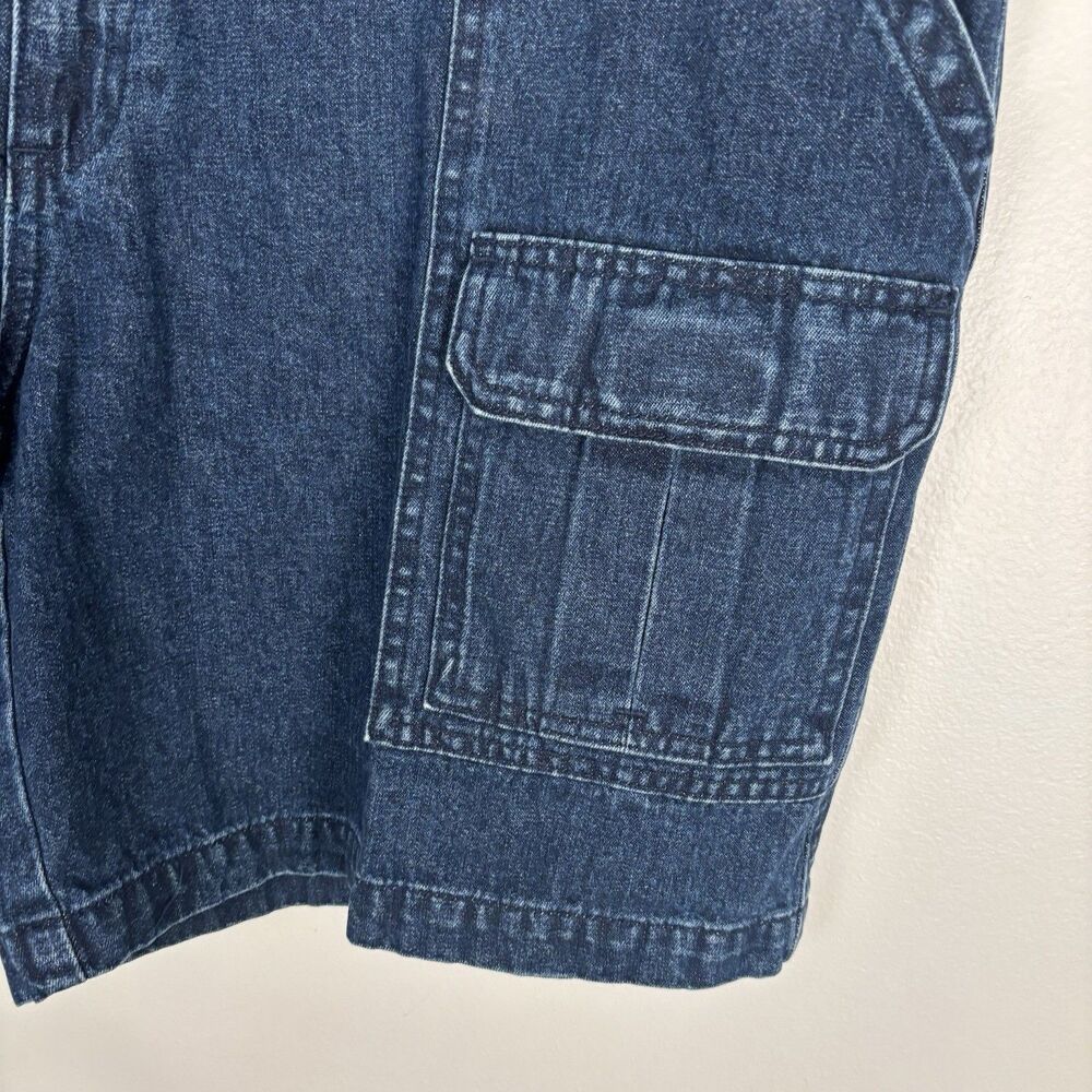 Savane Mens 40 Shorts Denim Jeans Cargo Pockets Front 90s Y2k Classic - Picture 2 of 5